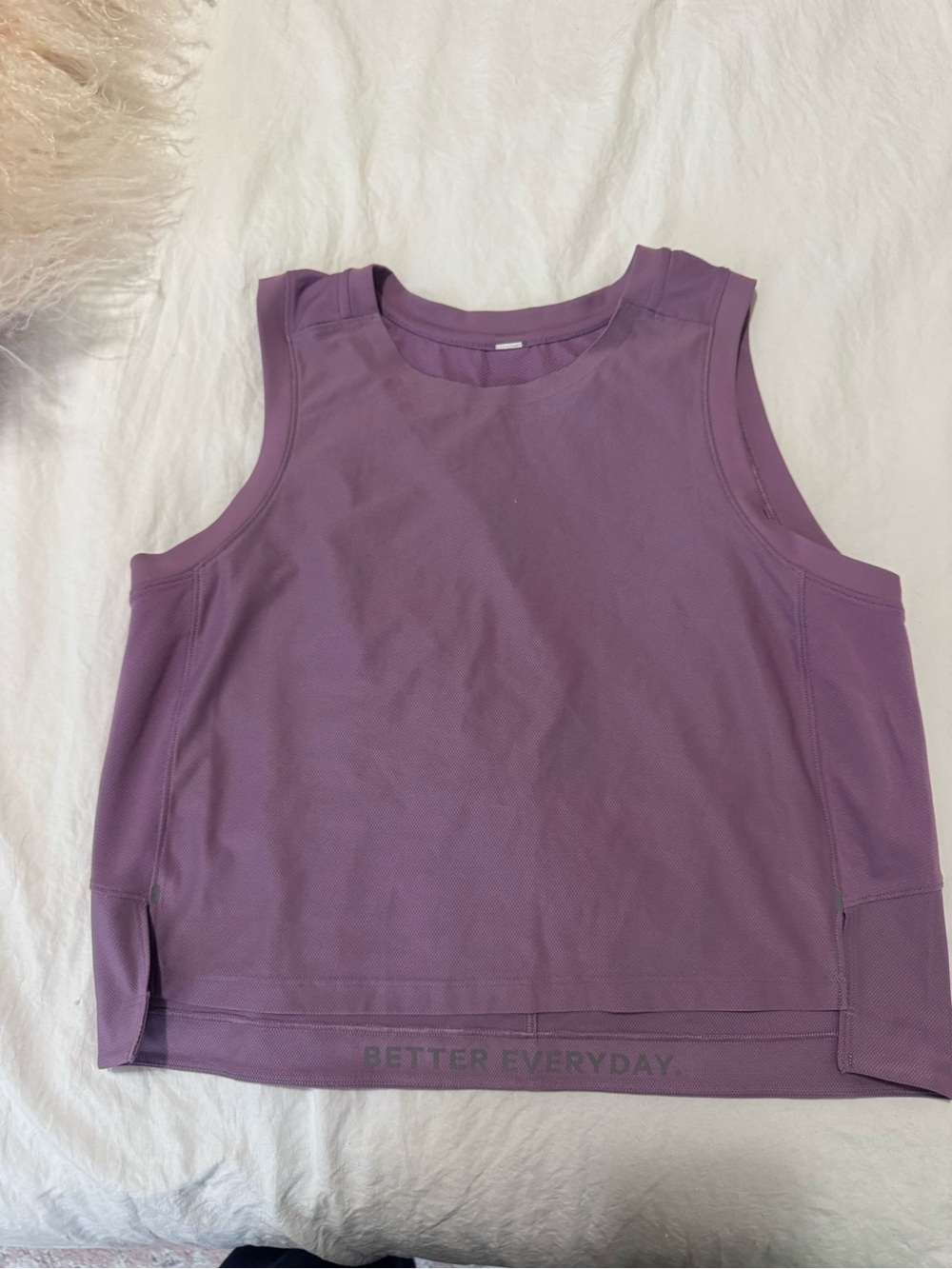 lululemon athletica Purple Sleeveless Tank Top